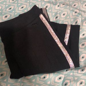 PINK sequin leggings